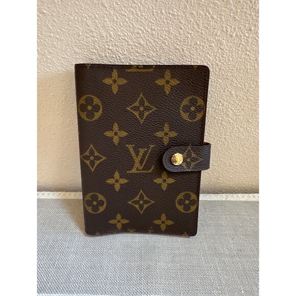 Louis Vuitton Agenda PM Day Planner Cover Monogram Brown Excellent Condition - Picture 1 of 10